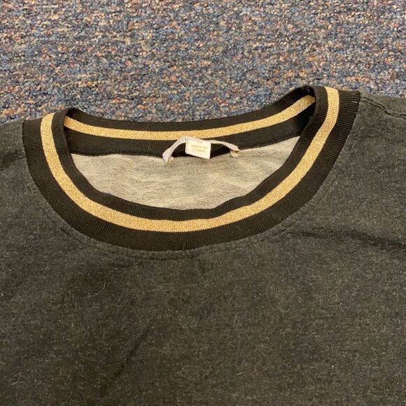 Gloria Vanderbilt Gold Trim Sweat Shirt sz. M - Picture 2 of 4